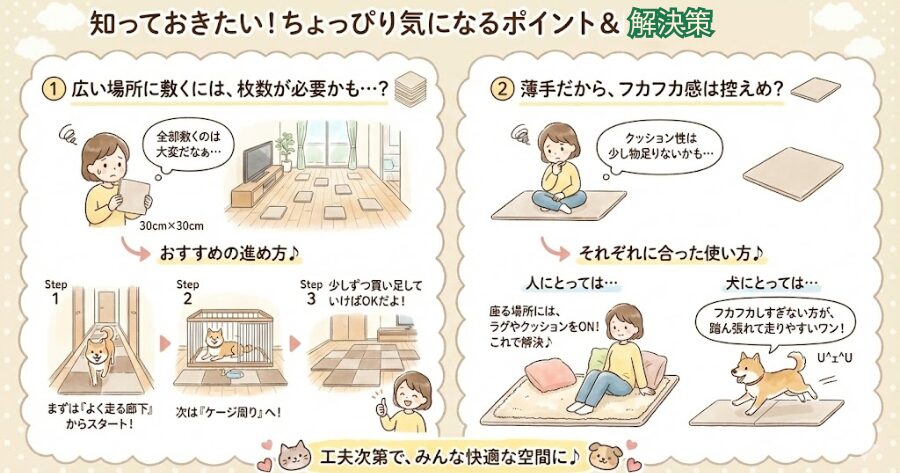 サンコー おくだけ吸着デメリットインフォグラフィック