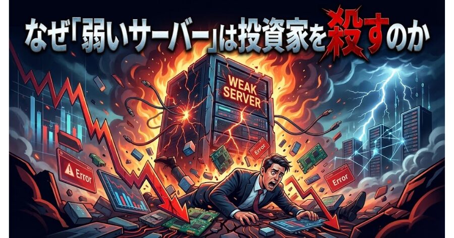 なぜ「弱いサーバー」は投資家を殺すのか
イラスト
