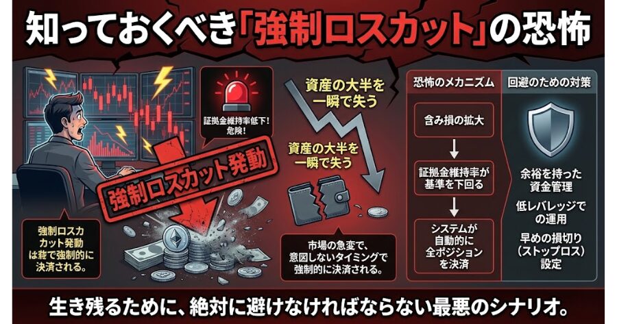知っておくべき「強制ロスカット」の恐怖
インフォグラフィック画像