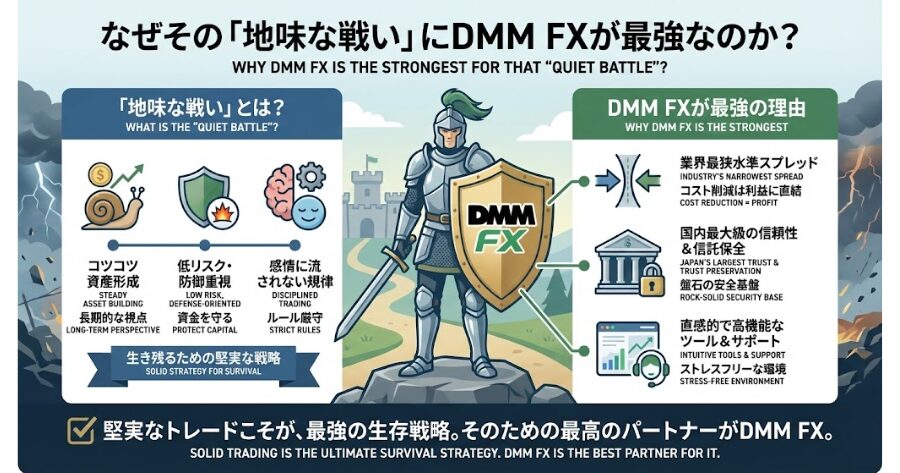 なぜその「地味な戦い」にDMM FXが最強なのか
インフォグラフィック画像