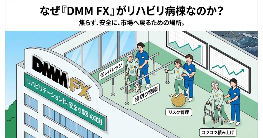 なぜ「DMM FX」がリハビリ病棟なのか
イラスト画像