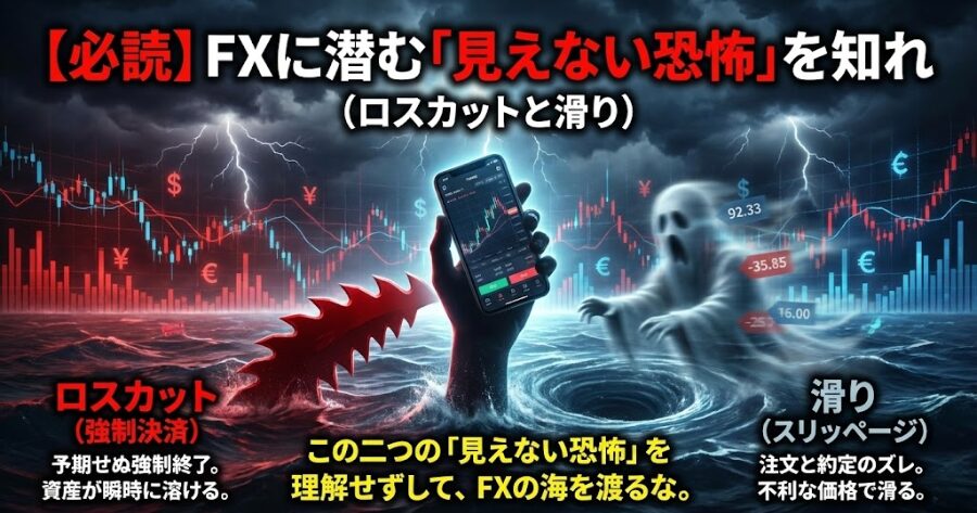 【必読】FXに潜む「見えない恐怖」を知れ（ロスカットと滑り）
インフォグラフィック
