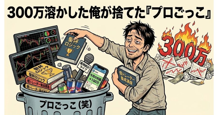 300万溶かした俺が捨てた「プロごっこ」
創造させられるイラスト