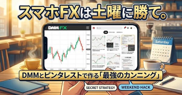 スマホFXは土曜に勝て。DMMとピンタレストで作る「最強のカンニング」アイキャッチ画像