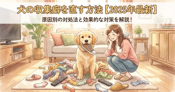 犬の収集癖を直す方法【2025年最新】原因別の対処法と効果的な対策を解説！
