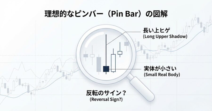 FX ピンバー ローソク足 解説