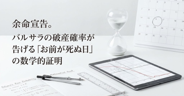 余命宣告。バルサラの破産確率が告げる「お前が死ぬ日」の数学的証明