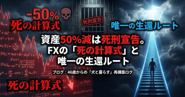 資産50%減は死刑宣告。FXの「死の計算式」と唯一の生還ルート