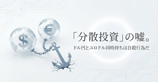 「分散投資」の嘘。ドル円とユロドル同時持ちは自殺行為だ