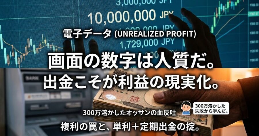 画面の数字は金じゃない。FXで「出金」しない奴は一生養分だ