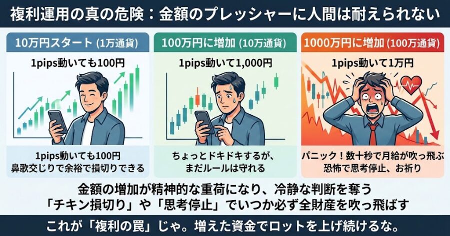 ロットの圧力が「お前のメンタル」を破壊する