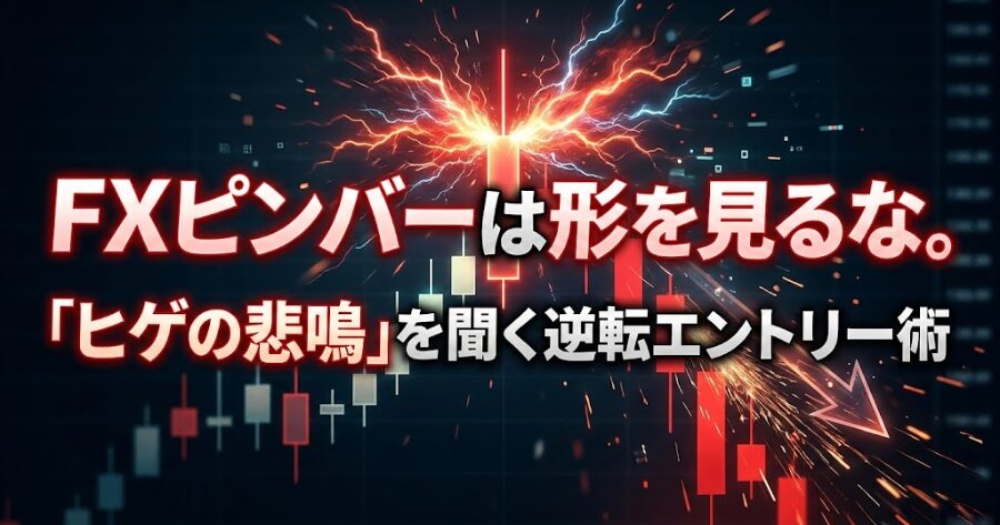 FXピンバーは形を見るな。「ヒゲの悲鳴」を聞く逆転エントリー術