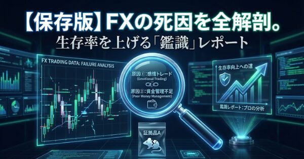 【保存版】FXの死因を全解剖。生存率を上げる「鑑識」レポート