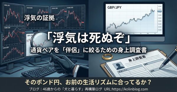 「FX」「通貨ペア」「DMM FX PLUS」「分析」「浮気は死ぬぞ」「多通貨監視」「性格診断」