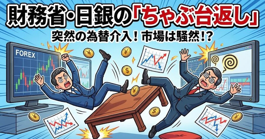 日銀の「ちゃぶ台返し(為替介入)」