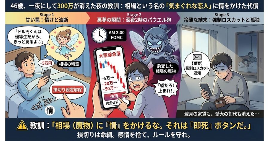 ドル円取引体験談(失敗談)インフォグラフィック