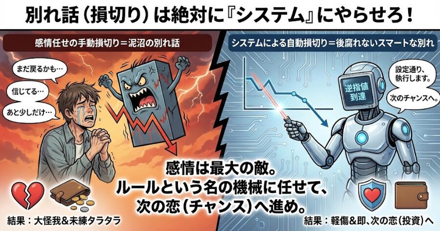 別れ話(損切り)は絶対に「システム」にやらせろ