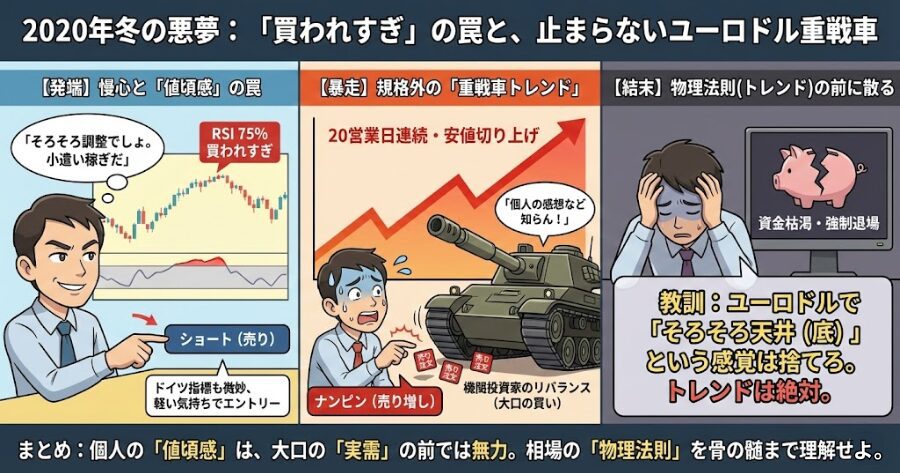 ワシが「逆張り」で轢かれた日