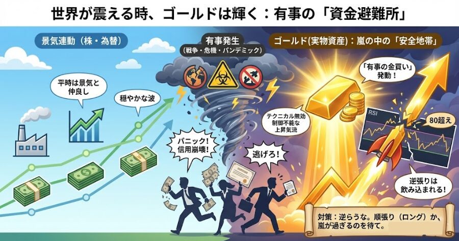 「有事の金買い」というヒステリー