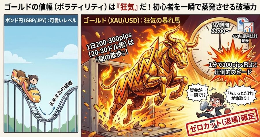 機嫌その3:殺人鬼ポンド円すら凌駕する「狂気のボラティリティ」