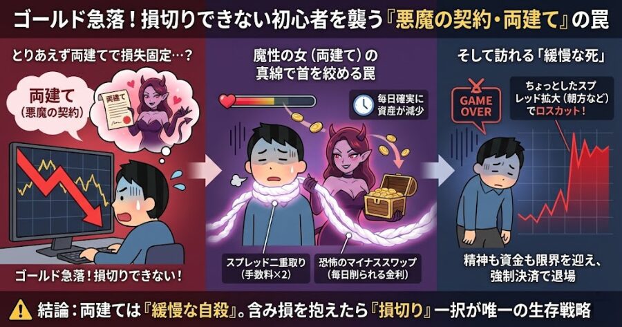 初心者が自ら首を絞める「両建ての罠」