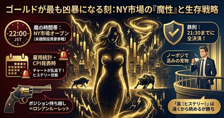 ニューヨーク時間(22:00〜)の「豹変」には近づくな