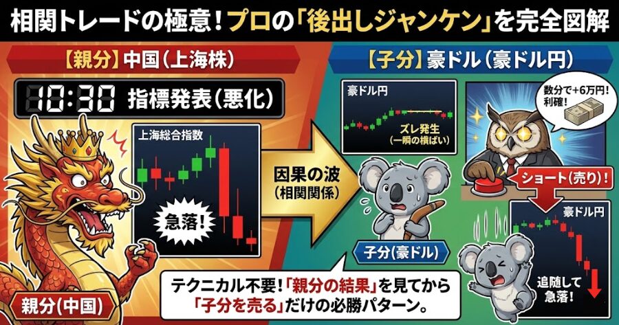 ワシが「中国指標」でカンニングして爆益を抜いた日
