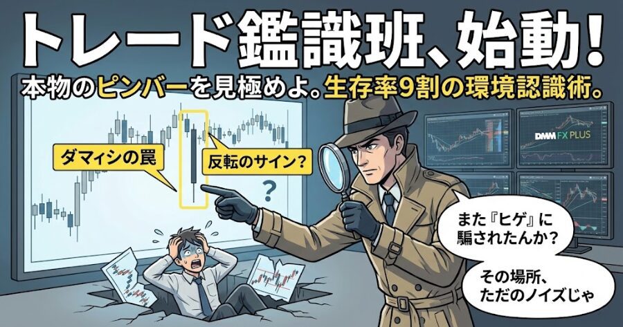 教科書通りのピンバーで「退場」する素人たち