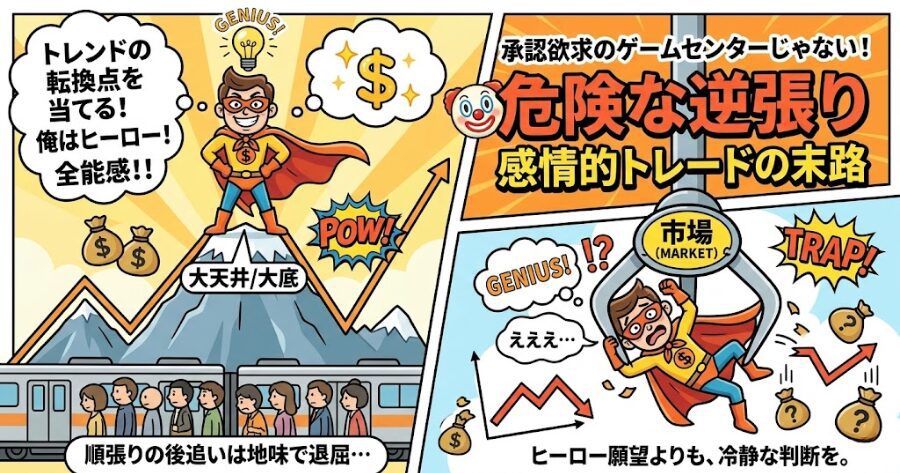 「天井と底を当てたい」というヒーロー願望