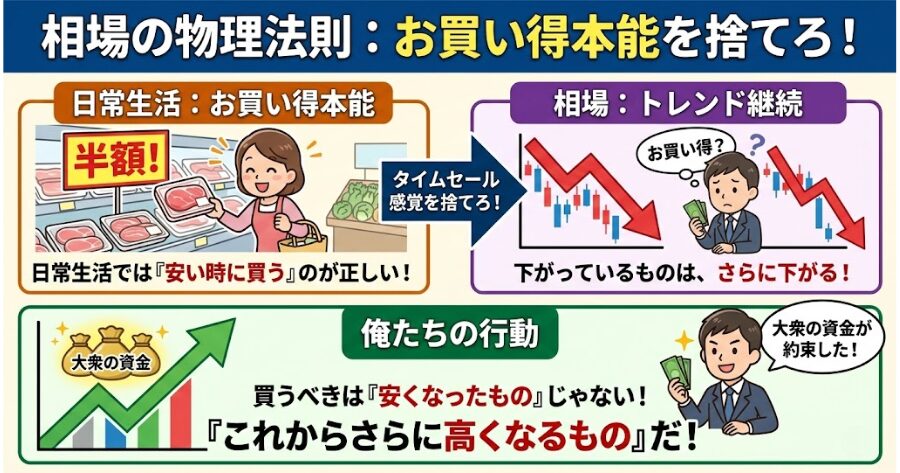 「安く買いたい」というスーパーの主婦感覚